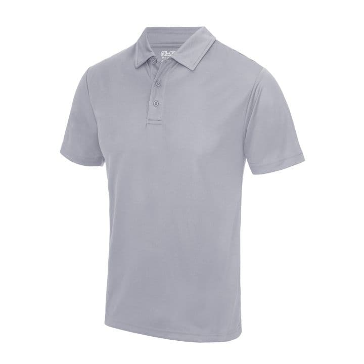 Unisex Polo T-shirt Pamuk-Polyester — Gri