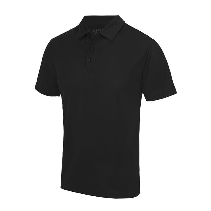 Unisex Polo T-shirt Pamuk-Polyester — Siyah