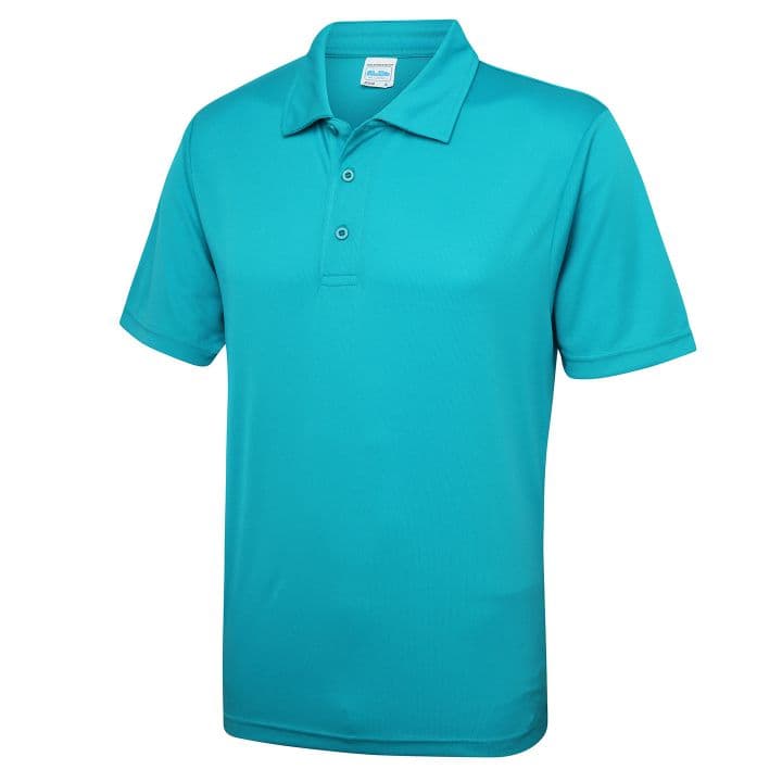 Unisex Polo T-shirt Pamuk-Polyester — Turkuaz