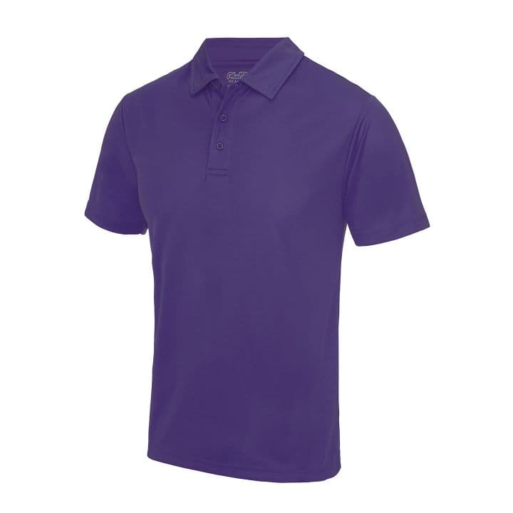 Unisex Polo T-shirt Pamuk-Polyester — Mor