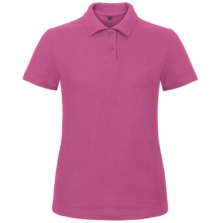 Kadın Polo Slim Fit Pamuklu — Pembe