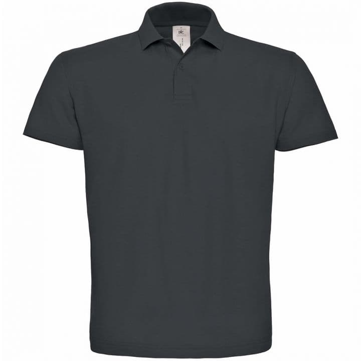 Erkek Polo Slim Fit Pamuklu — Antrasit