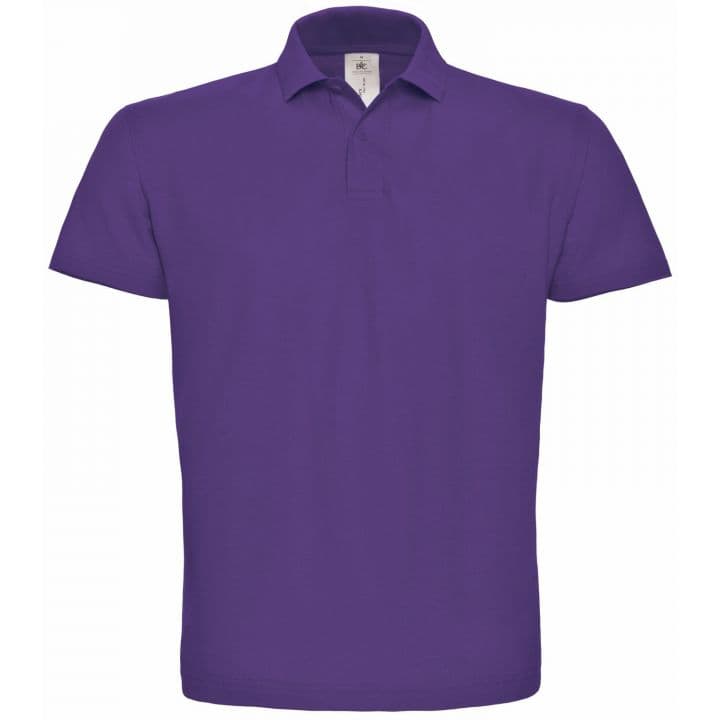 Erkek Polo Slim Fit Pamuklu — Mor