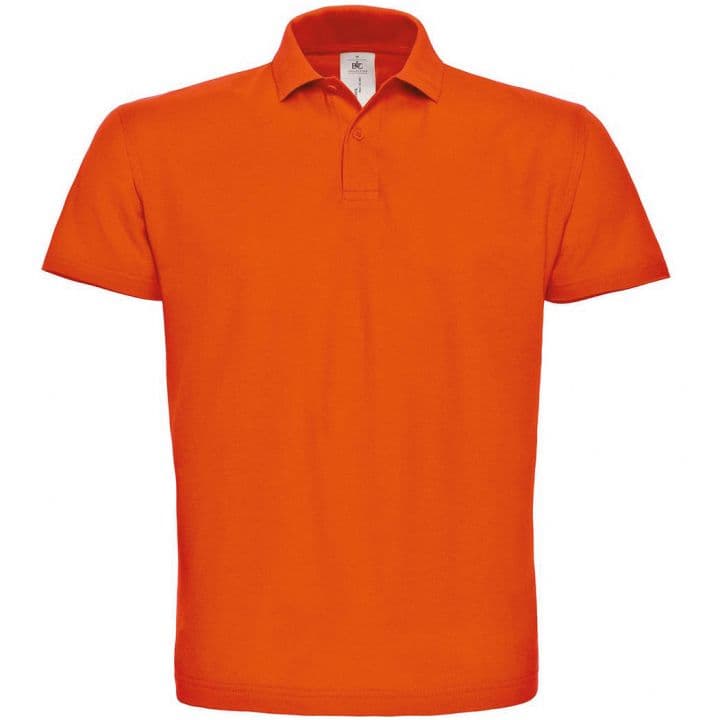 Erkek Polo Slim Fit Pamuklu — Turuncu