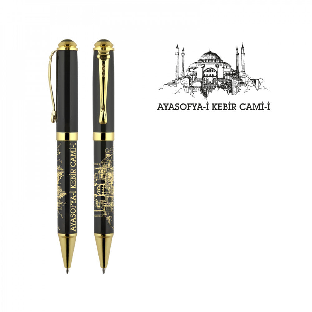 1273-1697098236847-1000x1000 Kabartma Figürlü Metal Tükenmez Kalem - 685-T - Görsel 1