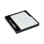 941-K Hediyelik Set - 15X21 Renkli Kenar Not Defteri - Metal Tükenmez Kalem - Görsel 5