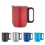 350 ml Paslanmaz Çelik Kulplu Kupa 5354 – Kapaklı - Görsel 2