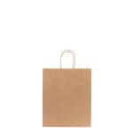 Kraft Kağıt Çanta Burgu Saplı - 19x8x24 cm - Görsel 2