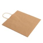 Kraft Kağıt Çanta İçten Burgu Saplı - 27x15x30 cm -Tek Renk Baskılı (Özelleştirilebilir) - Görsel 6