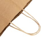 Kraft Kağıt Çanta İçten Burgu Saplı - 27x15x30 cm -Tek Renk Baskılı (Özelleştirilebilir) - Görsel 7