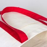 Trend Kanvas Çanta 40x35x12cm - Kırmızı Renkli Kulp - Görsel 12