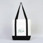 Trend Kanvas Çanta 40x35x12cm - Siyah Renkli Kulp (Özelleştirilebilir) - Görsel 8