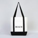 Trend Kanvas Çanta 40x35x12cm - Siyah Renkli Kulp (Özelleştirilebilir) - Görsel 6