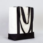 Trend Kanvas Çanta 40x35x12cm - Siyah Renkli Kulp (Özelleştirilebilir) - Görsel 12