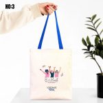 Kanvas Çanta Renkli Kulp - İç Cepli - Kadınlar Günü - Görsel 4