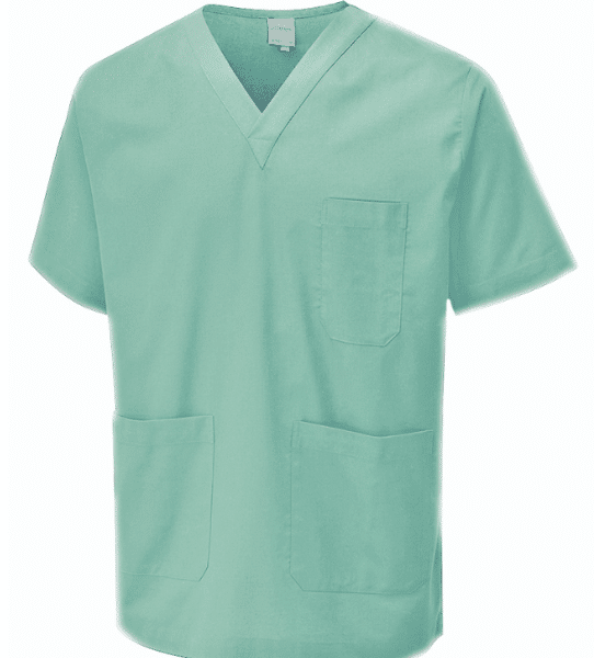 Likralı Unisex Hemşire Ve Doktor Forması Scrubs Hastane Üniforması Üst