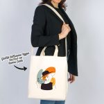 İç Cepli Cırtlı Alt Körüklü Kanvas Çanta (Özelleştirilebilir) - Görsel 6