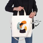 İç Cepli Cırtlı Alt Körüklü Kanvas Çanta (Özelleştirilebilir) - Görsel 8