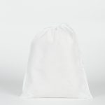 Seyahat Ayakkabı Torbası, Bavul İçi Organizer, Ultrasonik İpli Tela Kese, Beyaz - 32x38cm - Görsel 2