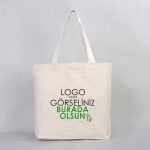 Baskılı Kanvas Büyük Plaj Çantası - (Özelleştirilebilir)