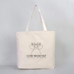 Baskılı Kanvas Büyük Plaj Çantası - (Özelleştirilebilir) - Görsel 7