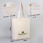 Baskılı Kanvas Büyük Plaj Çantası - (Özelleştirilebilir) - Görsel 2