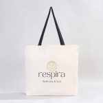 Kanvas Plaj Çantası Siyah Kulp 48x41x10 cm (Özelleştirilebilir) - Görsel 6