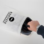 Ultrasonik Tela Kese - Beyaz - 42x32 cm - Ayakkabı Ve Çamaşır Torbası - 500 Adet, Tek Renk Logo Baskılı - Görsel 7