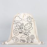 Canım Anneme Büzgülü Çanta Boyama Seti - 25 Adet Boyanabilir Büzgülü Çanta / 4 Adet Keçeli Kalem 12'li - Görsel 4