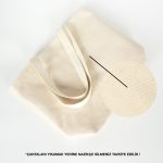 Laminated Kanvas Çanta - 45x35x15 cm (365 gr) - Görsel 9