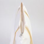 Fermuarlı Ham Bez Çanta 35x40cm - Görsel 7