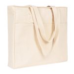 LUX Kanvas Çanta Fermuarlı - Ön Cepli, 40x35x10cm