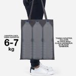 Gabardin Bez Çanta 35x40 cm Antrasit Renk - Görsel 5