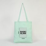 Gabardin Bez Çanta Mint Yeşili 35x40 cm (Özelleştirilebilir) - Görsel 5