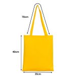 Gabardin Bez Çanta Sarı 35x40 cm - Görsel 4