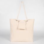 Kanvas Plaj Çantası - Halat Kulplu - Görsel 12