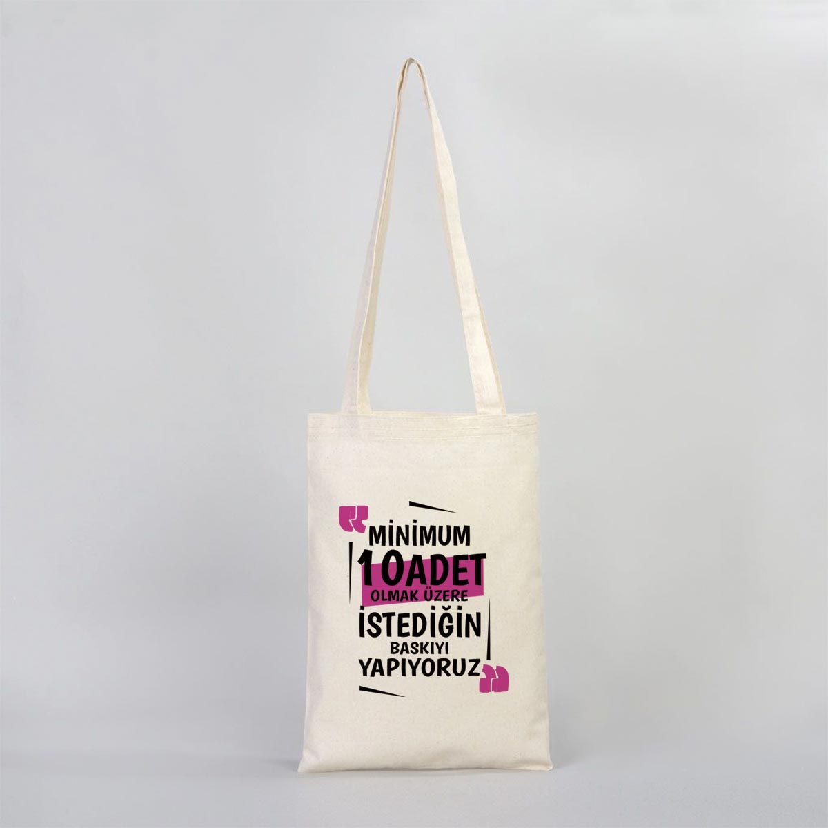 ham-bezcanta-25x35cm-baskili-1 Ham Bez Çanta 25 x 35 cm (Özelleştirilebilir) - Görsel 1