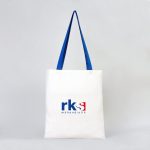 Ham Bez Çanta Saks Mavisi Kulp 35x40 cm (Özelleştirilebilir) - Görsel 6