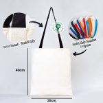 Ham Bez Çanta Siyah Kulp 35x40 cm - Görsel 2