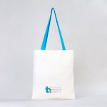 Ham Bez Çanta Turkuaz Kulp 35x40 cm (Özelleştirilebilir) - Görsel 5