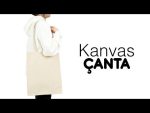 Kanvas Çanta Siyah 35 x 40 cm - Görsel 4