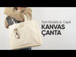 Tam Körüklü Kanvas Çanta - Cepli - 45x35x10 cm (Özelleştirilebilir) - Görsel 4
