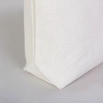 Modern Kanvas Çanta - Dıştan Siyah Örgü Kulp 45x35x8 cm - Görsel 12