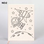 Boyanabilir Kanvas Defter 14x20 cm - Görsel 2