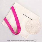 Kanvas Çanta Fuşya Kulp - İç Cepli (Özelleştirilebilir) - Görsel 8