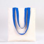 Kanvas Çanta Mavi Kulp 35x40 cm - İç Cepli (Özelleştirilebilir) - Görsel 13