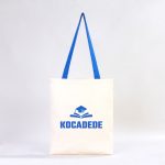 Kanvas Çanta Mavi Kulp 35x40 cm - İç Cepli (Özelleştirilebilir) - Görsel 3