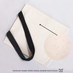 Kanvas Çanta Siyah Kulp - İç Cepli (Özelleştirilebilir) - Görsel 8