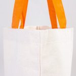 Kanvas Plaj Çantası Turuncu Kulp 48x41x10 cm - Görsel 9