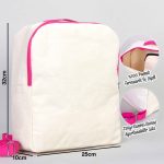 Kanvas Sırt Çantası VİP Fuşya - Görsel 2